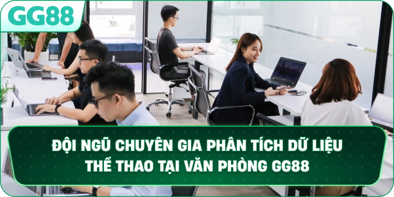  Đội ngũ chuyên gia phân tích dữ liệu thể thao tại văn phòng GG88.